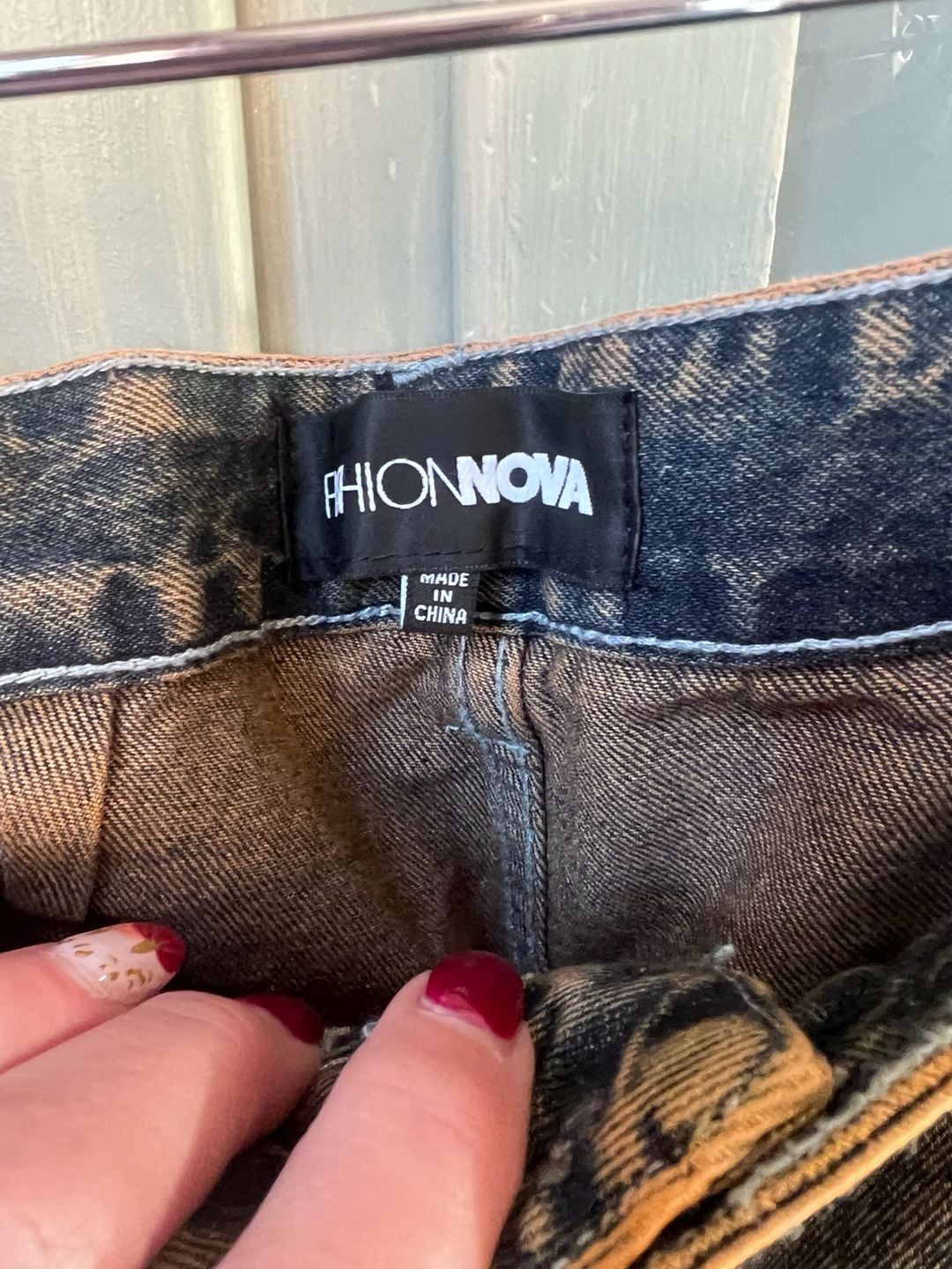 Fashion Nova Not Sorry Cargo Jean Size 7 Copper Wash 5