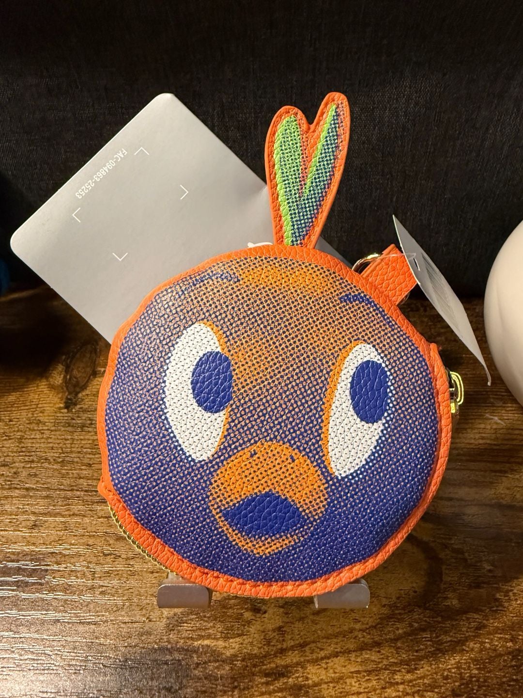 NWT Disney Parks Orange Bird Coin Purse Epcot Flower & Garden 2