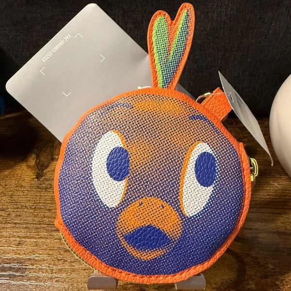 NWT Disney Parks Orange Bird Coin Purse Epcot Flower & Garden