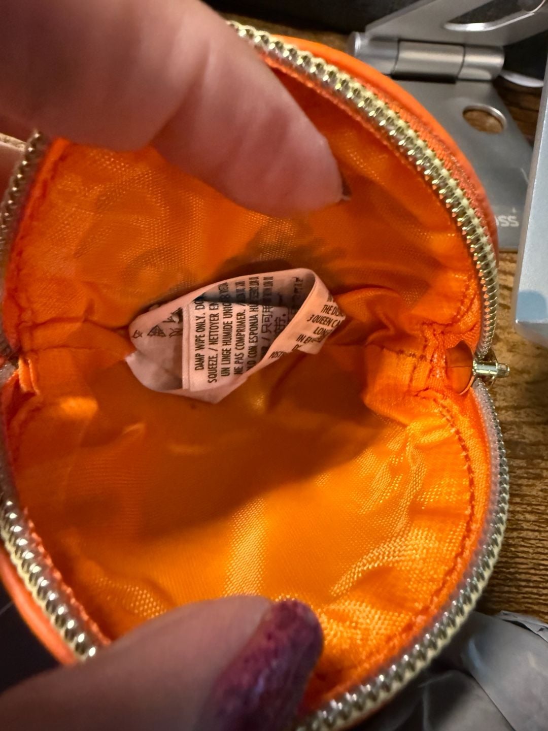 NWT Disney Parks Orange Bird Coin Purse Epcot Flower & Garden 4