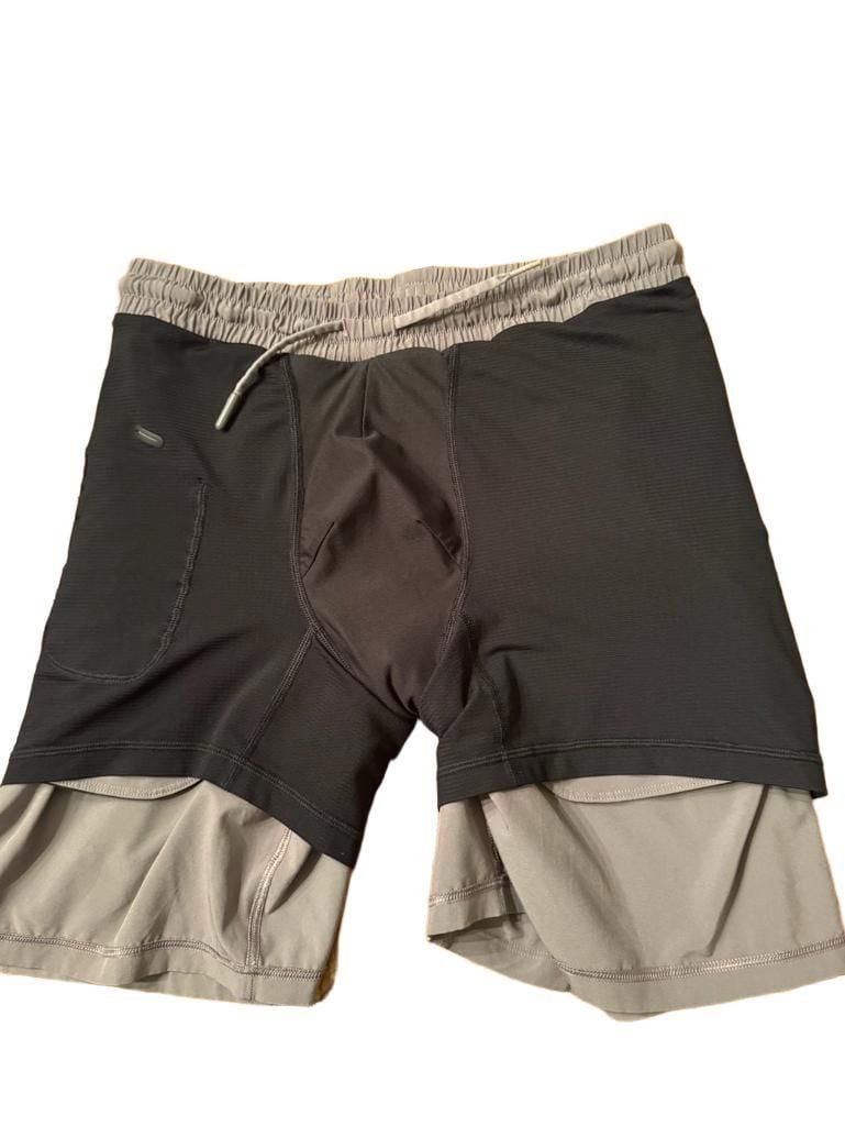 Lululemon Pace Breaker Short Size S Gray Athletic mens with liner h1574 6
