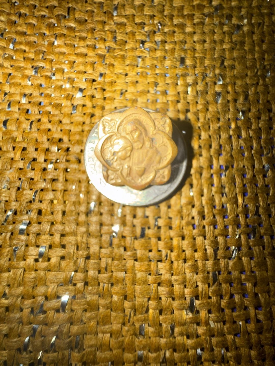 Vintage Religious First Holy Communion Pin Brooch 2