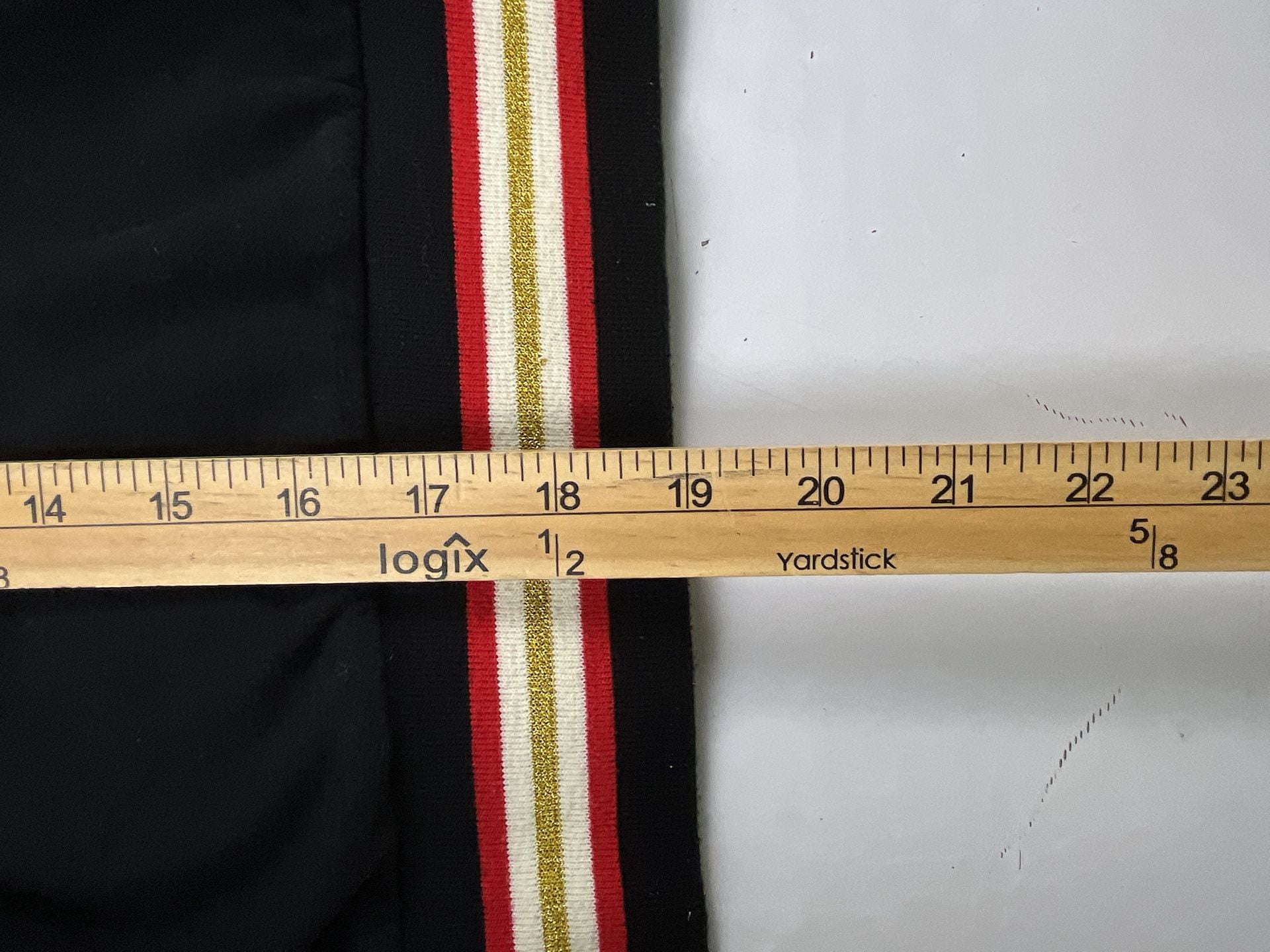 Rocawear Zip Up Track Jacket Size S Black Red Gold Logo Y2K OF 9