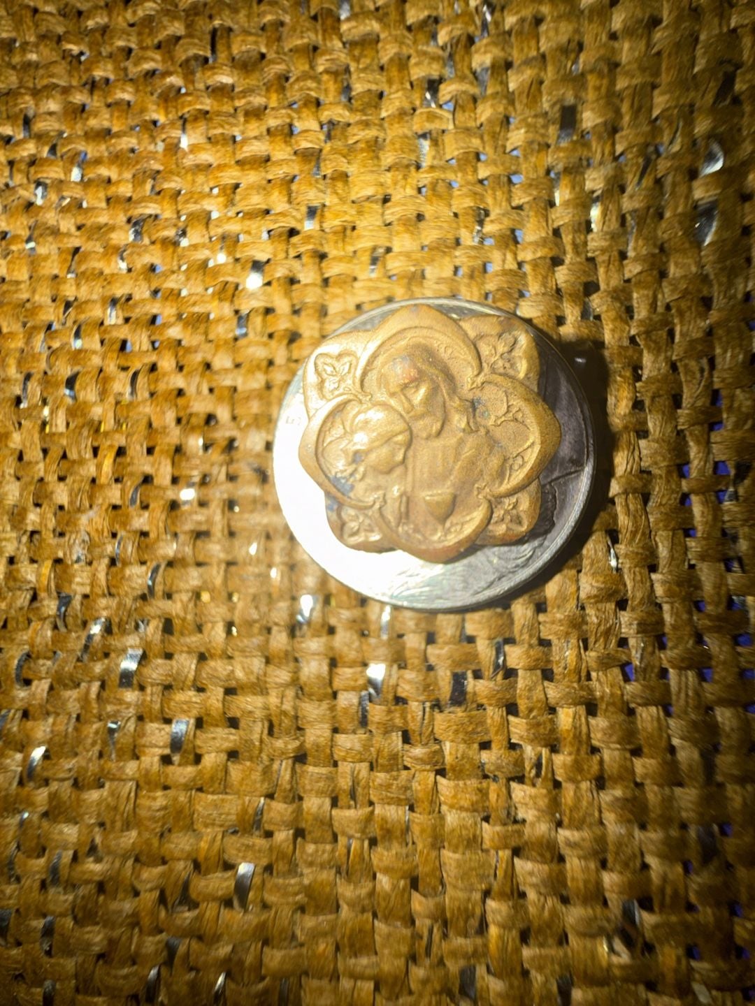 Vintage Religious First Holy Communion Pin Brooch 3