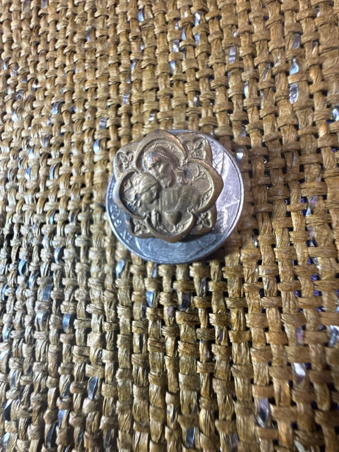 Vintage Religious First Holy Communion Pin Brooch 4