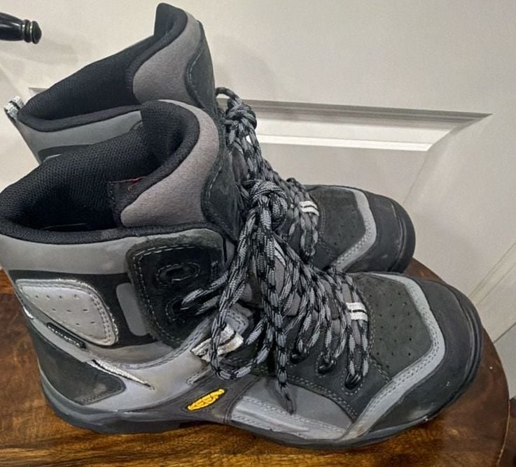 Keen Utility Waterproof Work Boots Size 9 EE Gray Black 3