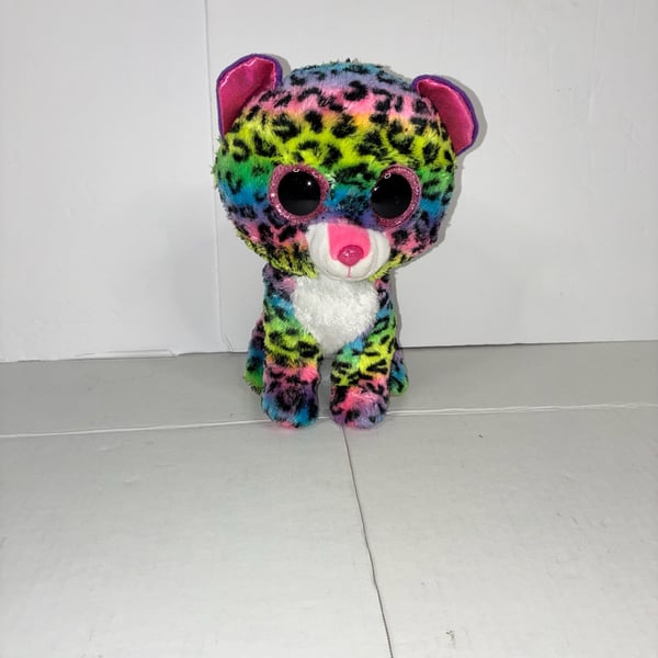 Ty Beanie Boos Dotty The Leopard Plush Stuffed Animal Toy 6"