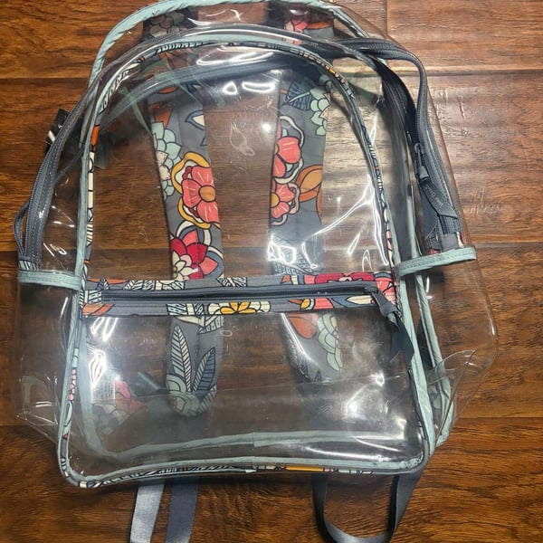 Vera Bradley Clear Backpack Floral