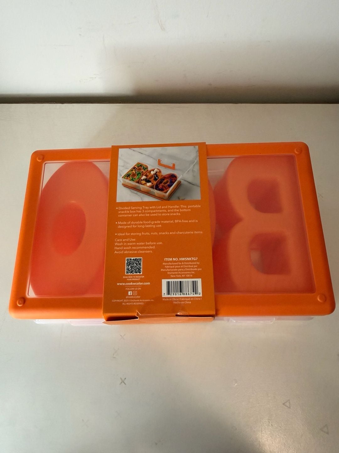 Cook With Color BOO Halloween Snack Box Food Storage Container 3