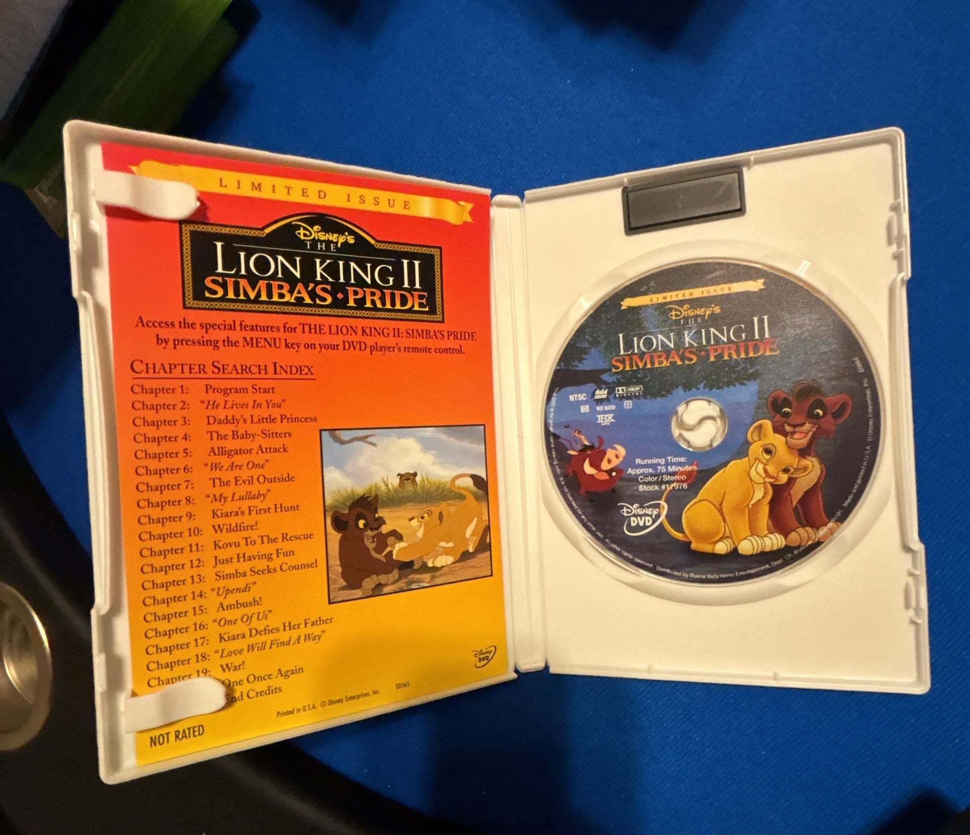 Disney The Lion King II: Simba's Pride DVD Limited Issue 2