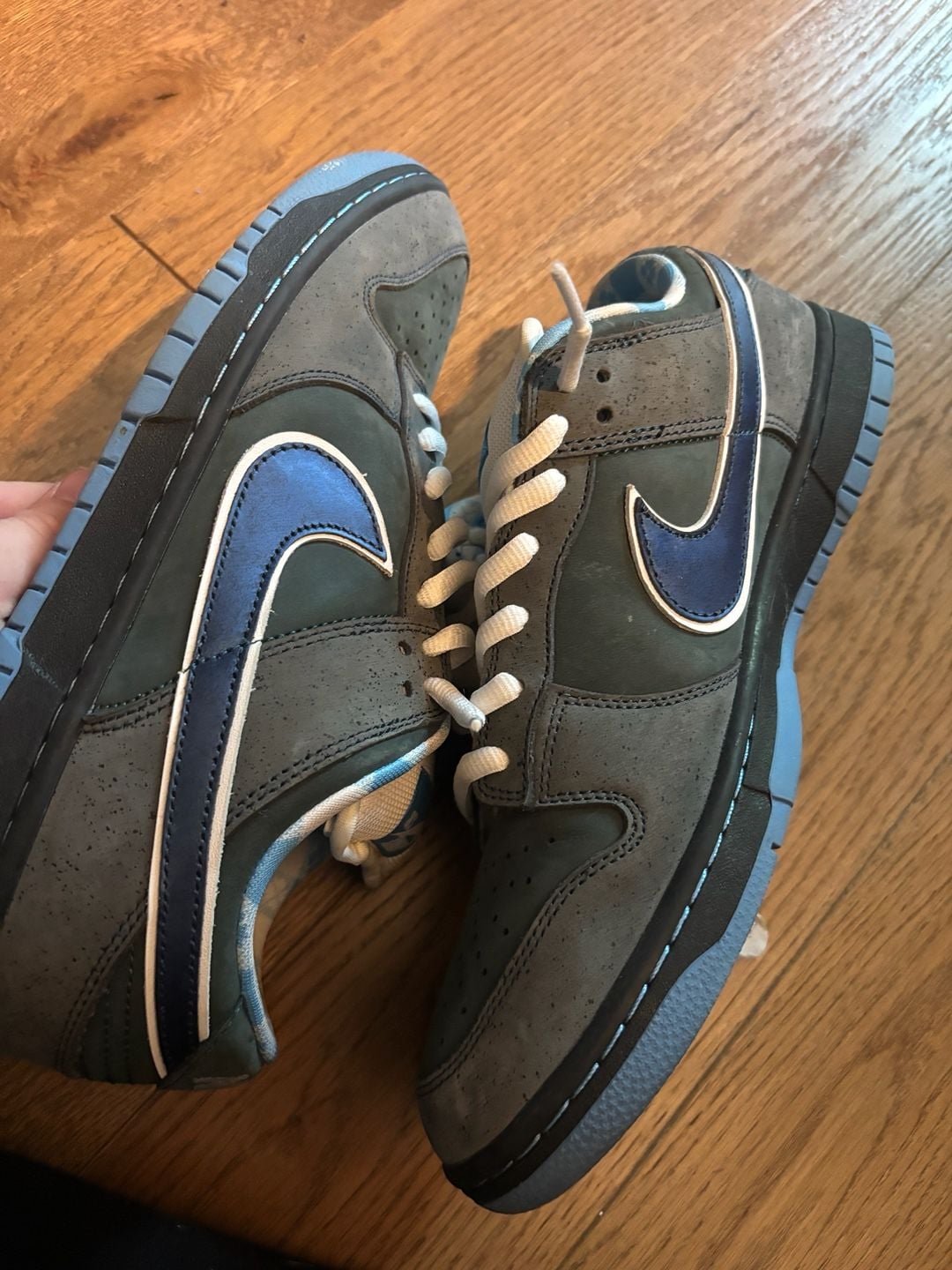 Nike SB Dunk Low Blue Lobster Used Good 3