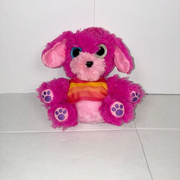 Little Live Pets Scruff-A-Luvs Pink Dog Plush Stuffed Animal