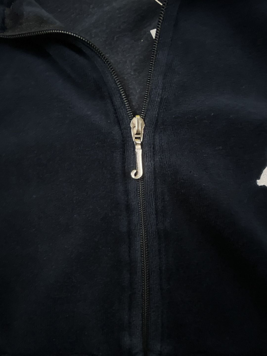 Juicy Couture Full-Zip Velour Track Jacket Size M Black 4