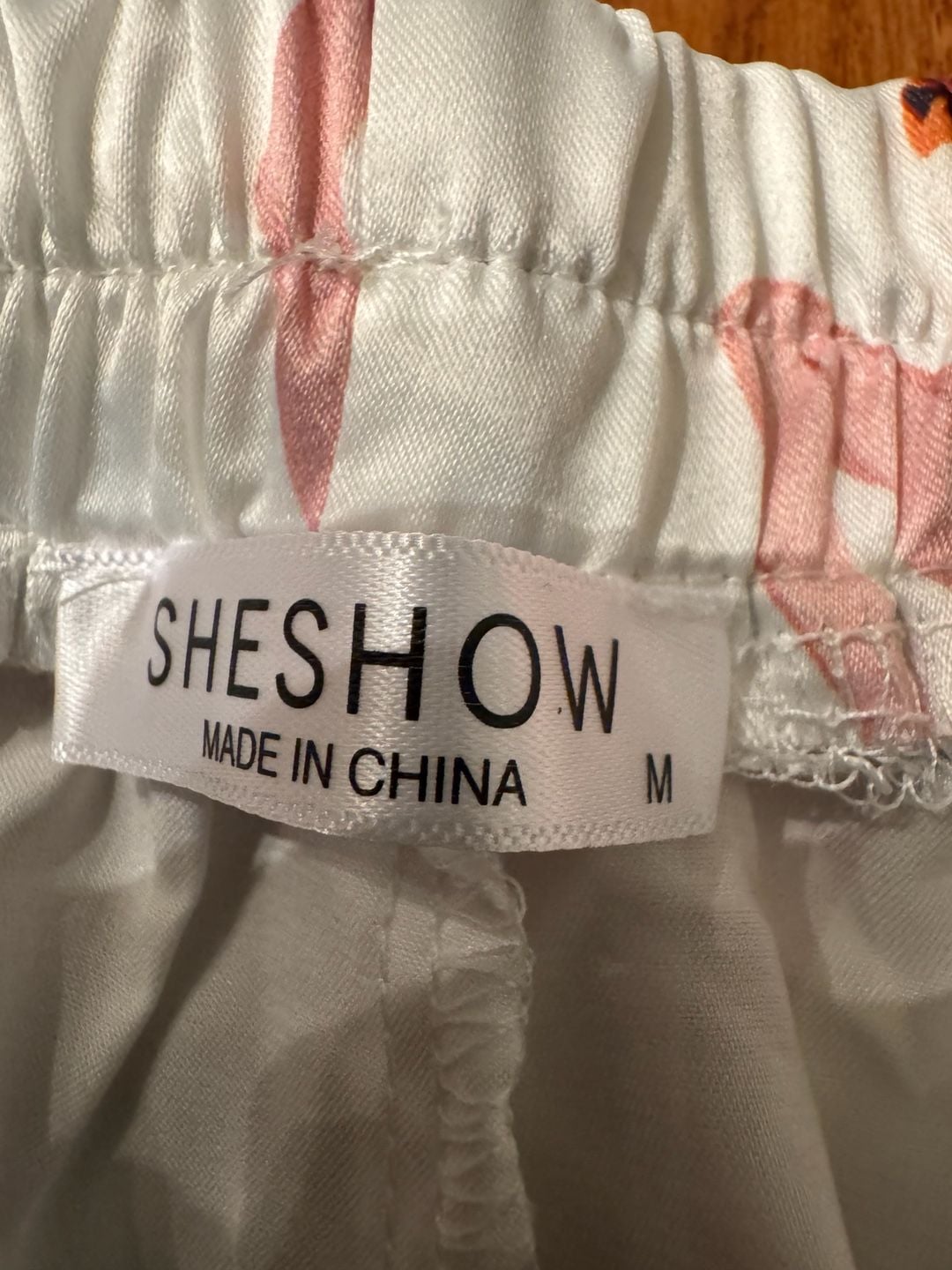 SHESHOW Taylor Swift Eras Pajama Set Size M White Satin Short PJs h1580 4
