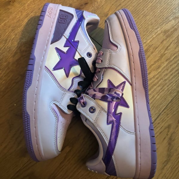Bape Sk8 Sta Purple Gradient Sneakers