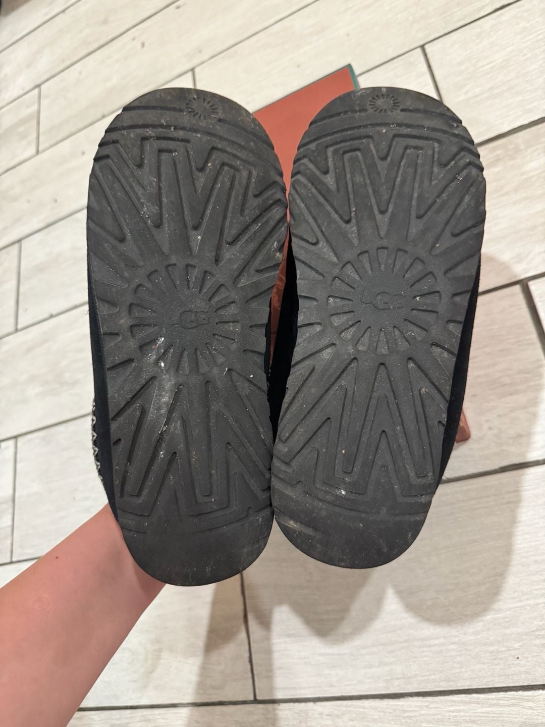 UGG Tasman Slippers Black Suede 5