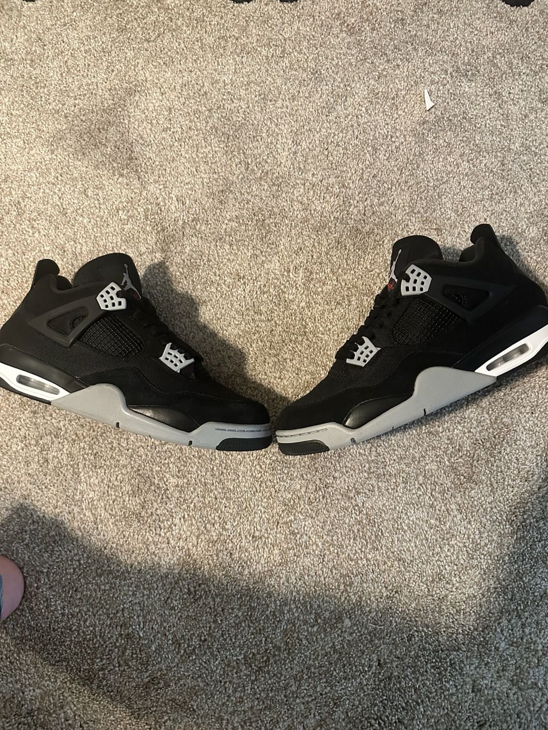 Air Jordan 4 Retro SE Black Canvas GS 2
