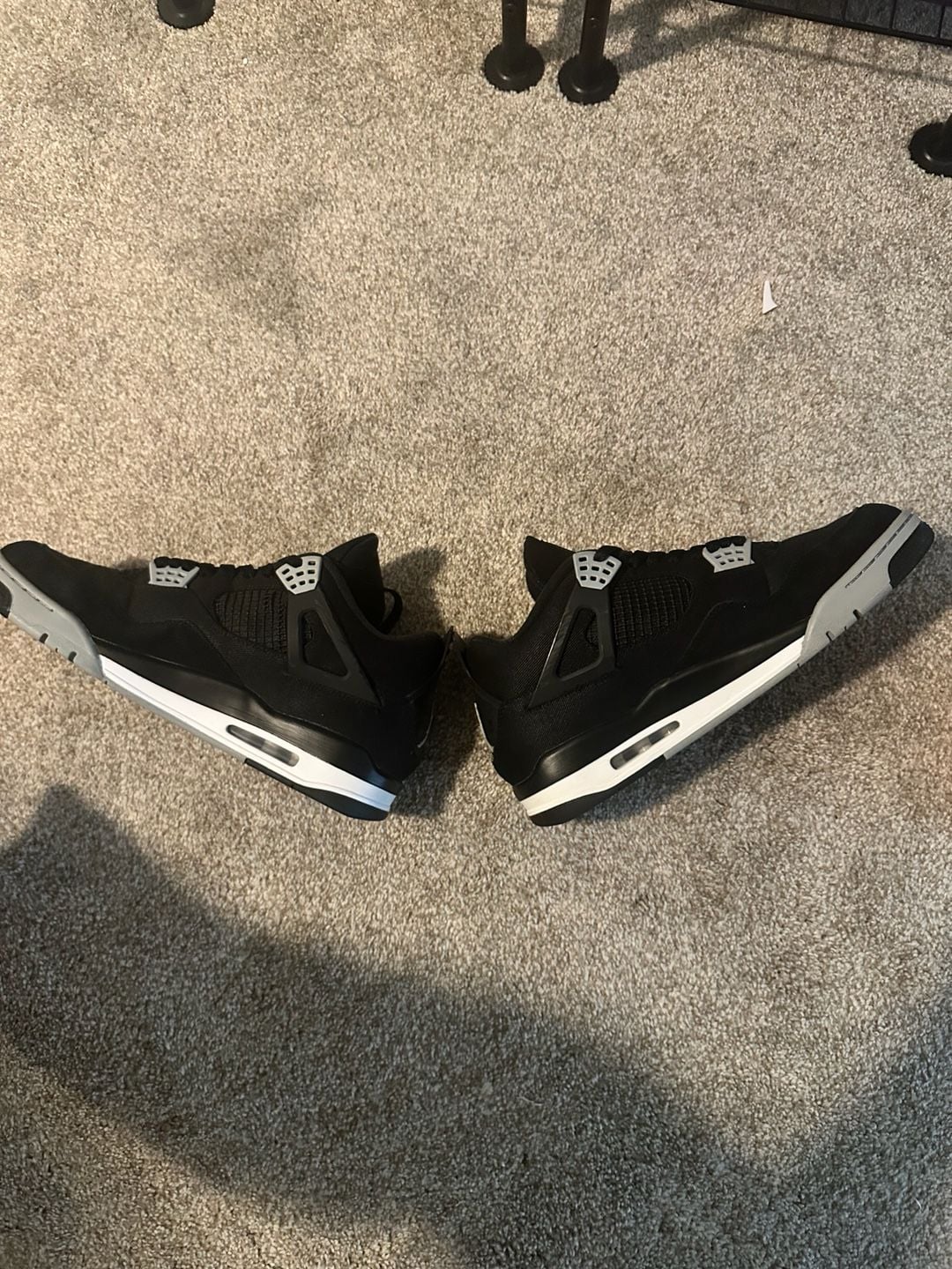 Air Jordan 4 Retro SE Black Canvas GS 4
