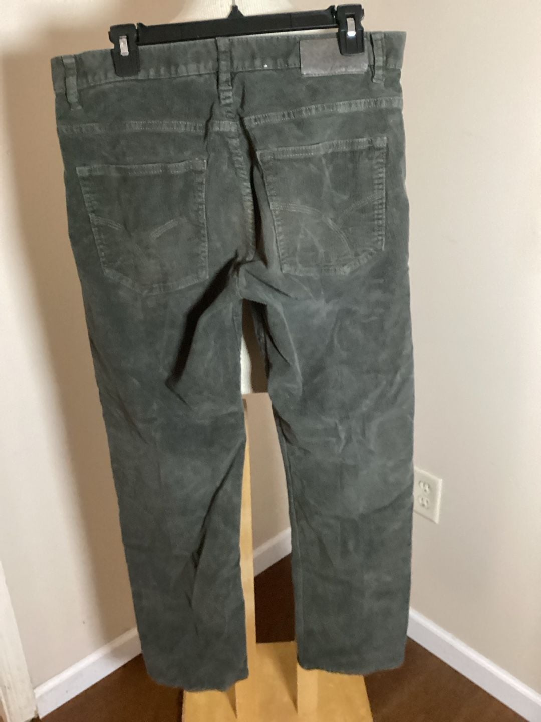 Calvin Klein Jeans Corduroy Pants Size 32 Green 4