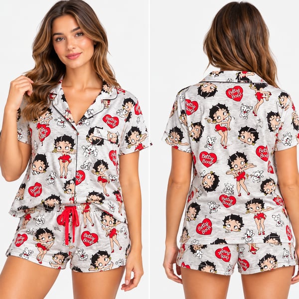 Betty Boop Pajama Set Size M