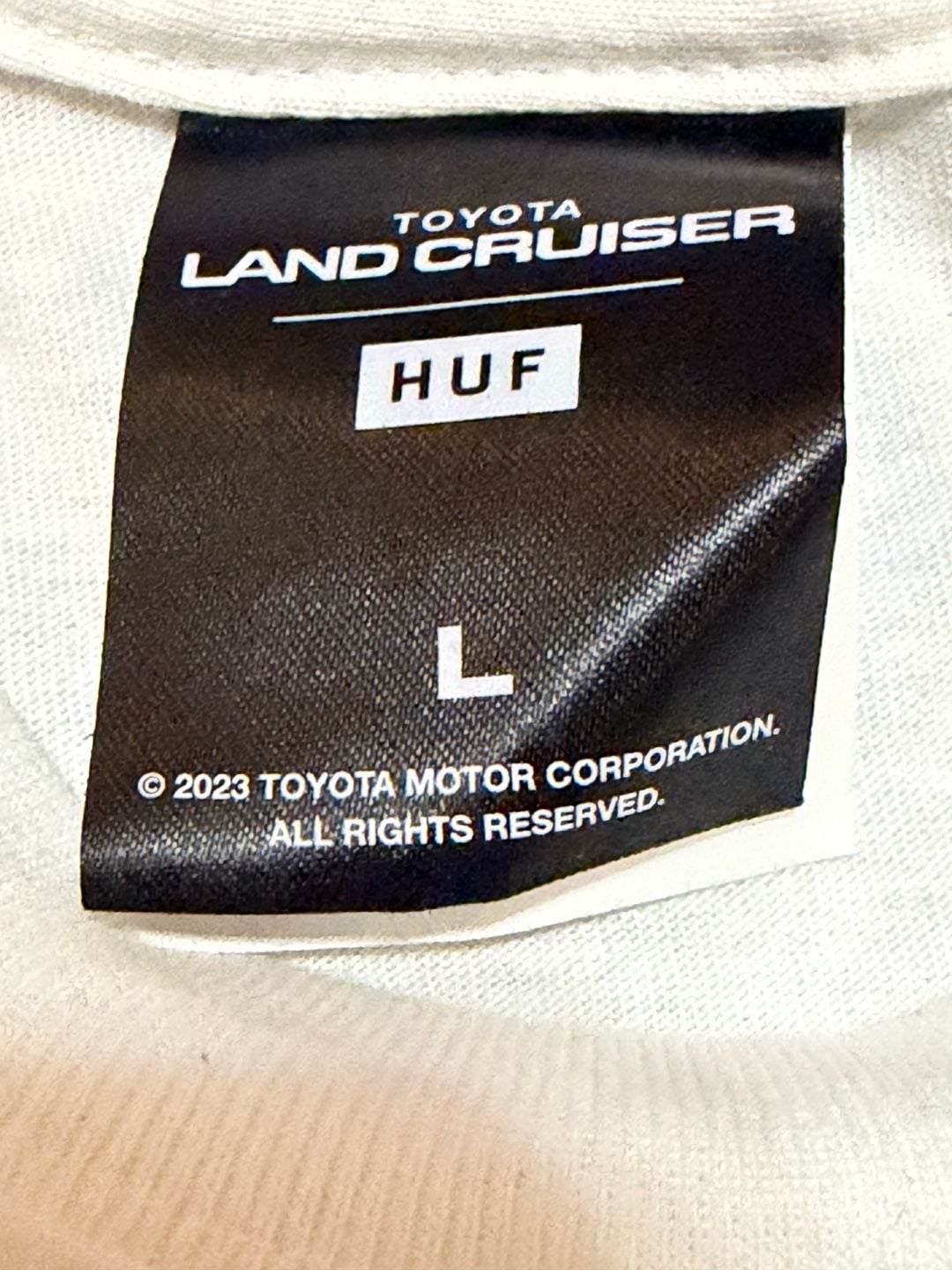HUF x Toyota Land Cruiser Sixties T-Shirt Size L White 6