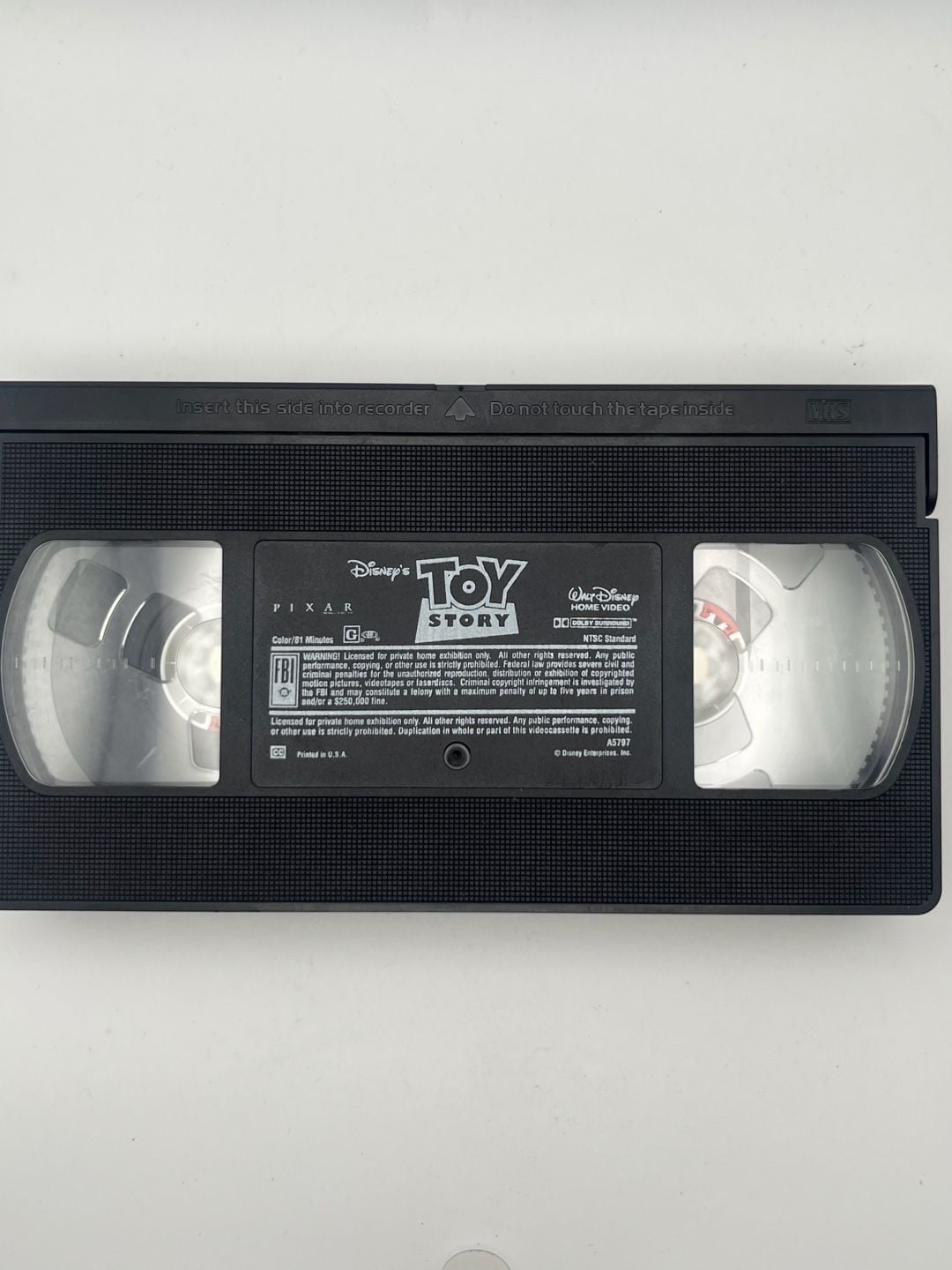 Toy Story VHS Tape 1996 Disney Pixar 3