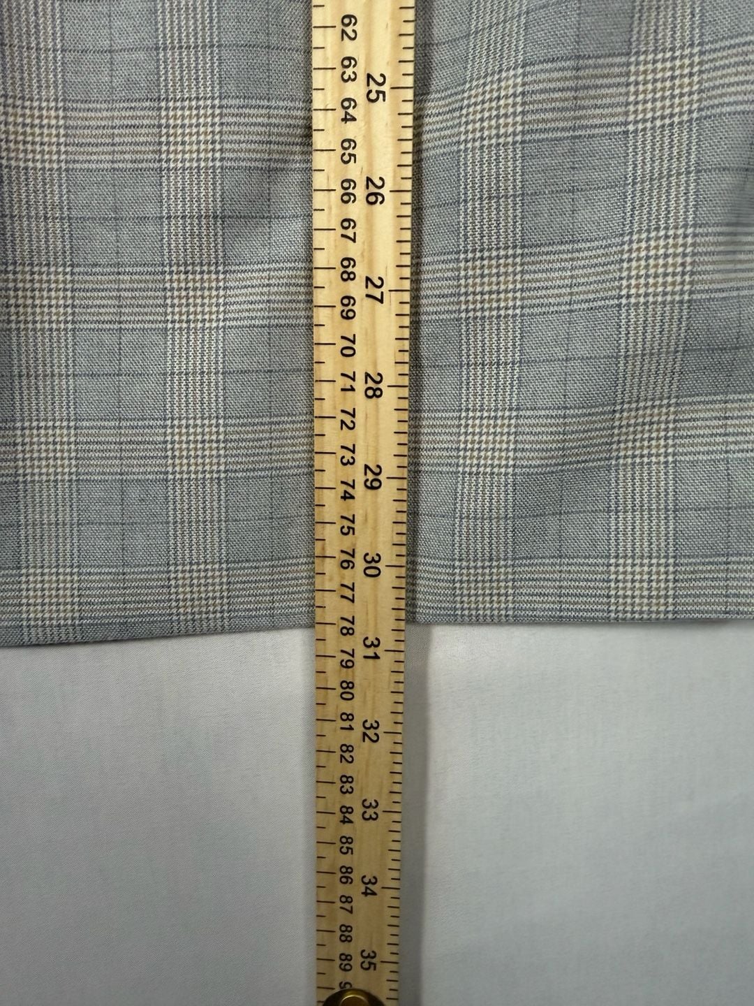 Nine West Plaid Blazer Size 2XL Gray Single Button Longline Jacket 9