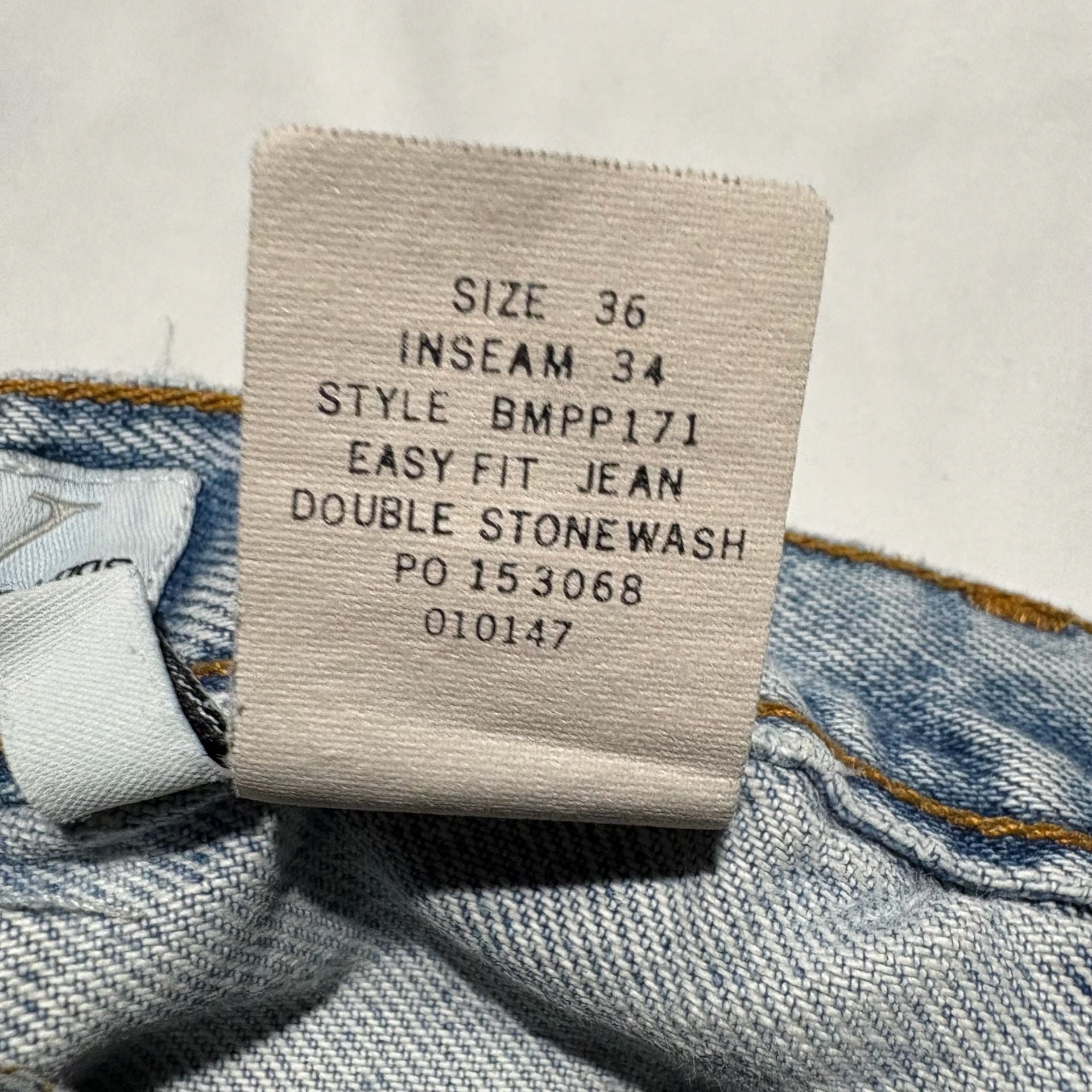 VTG 90s Calvin Klein Jeans Easy Fit Double Stonewash Made in USA Union Tag 33/31 9