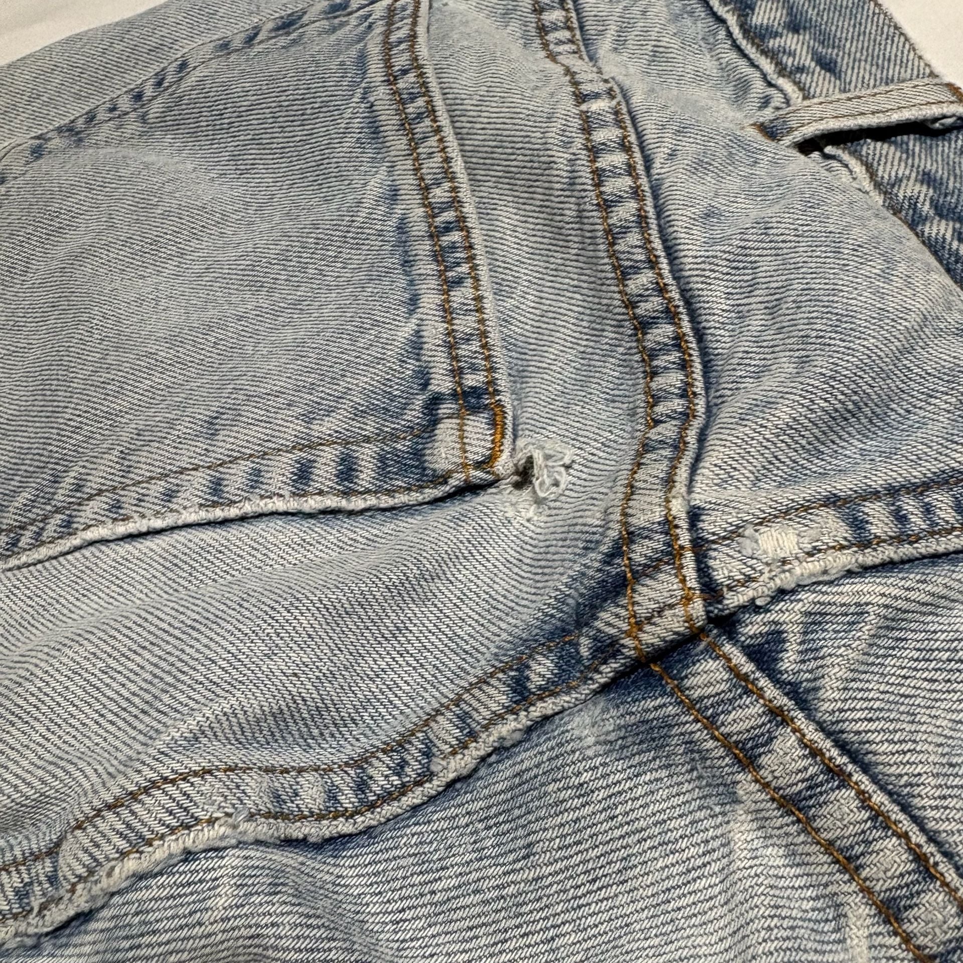 VTG 90s Calvin Klein Jeans Easy Fit Double Stonewash Made in USA Union Tag 33/31 14