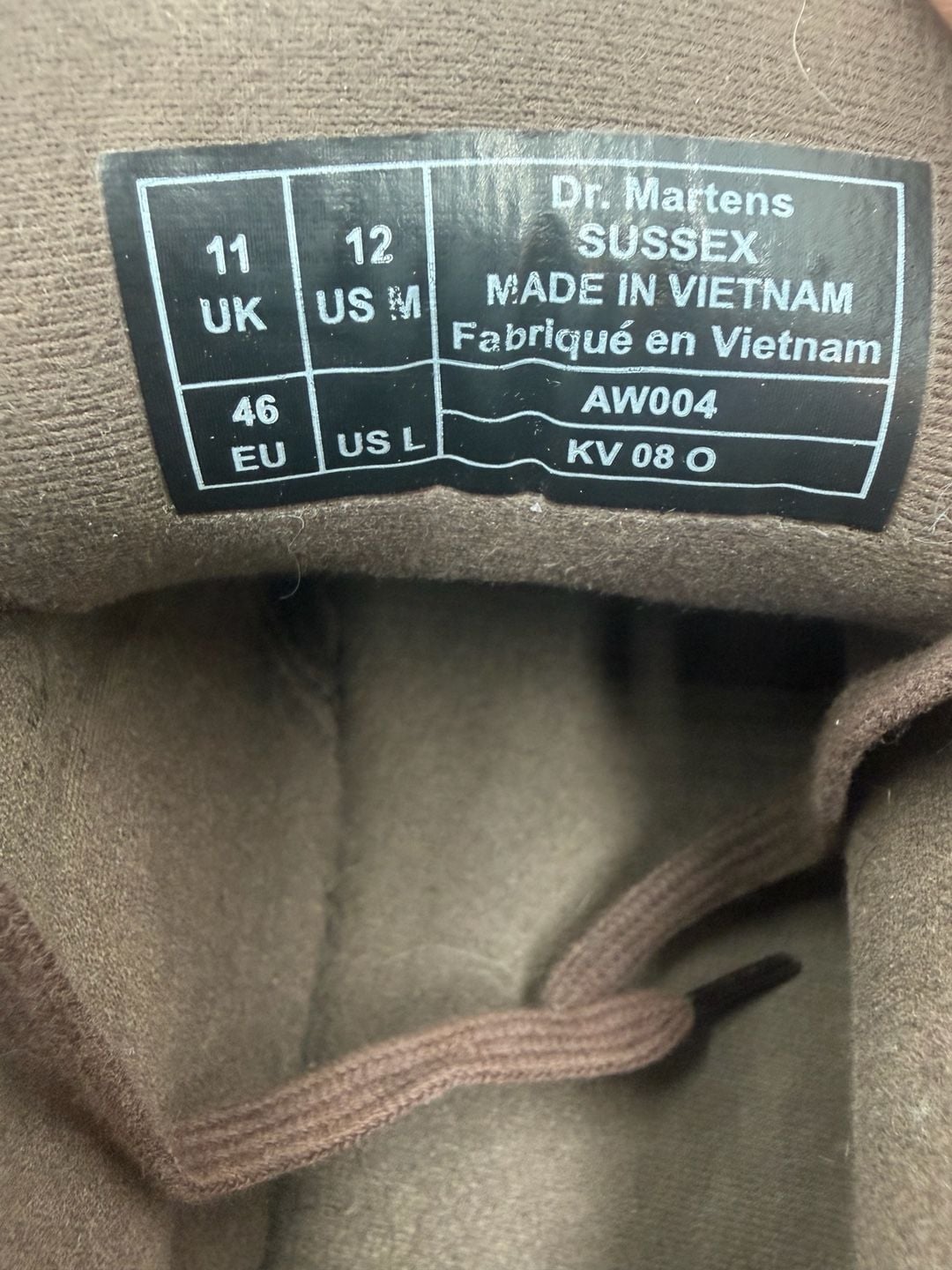 Dr. Martens Sussex Chukka Boots Brown Leather 9