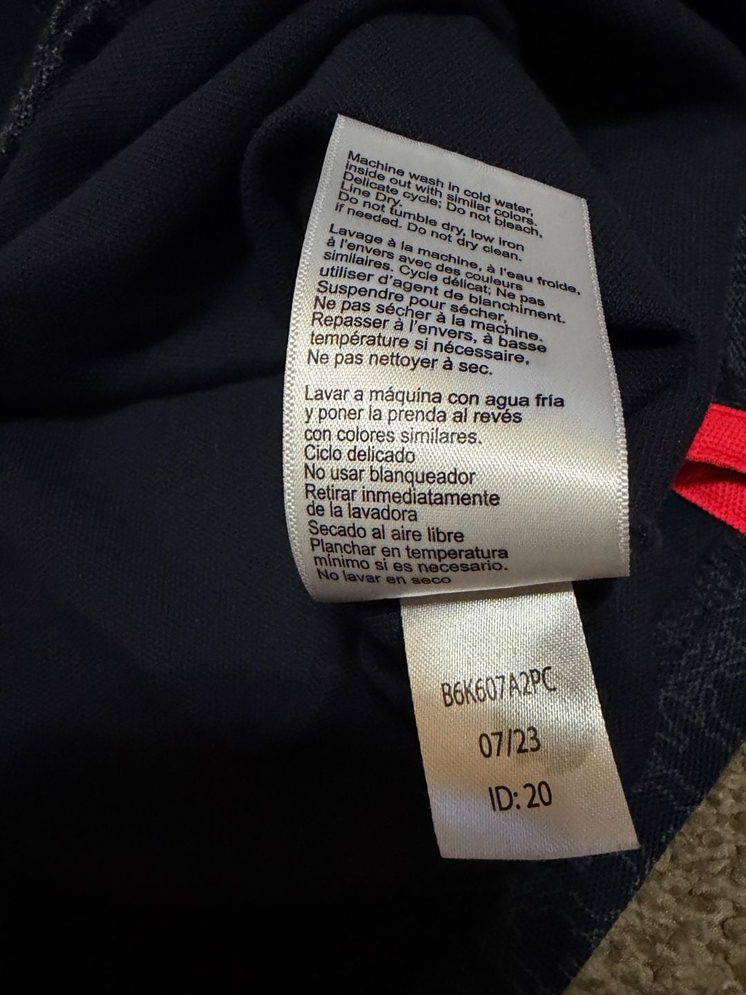 Psycho Bunny Belmont AOP Pique Polo Shirt Size S Navy 7