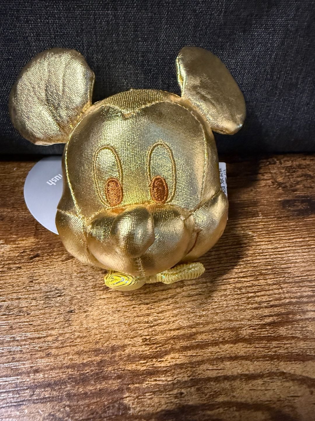 NWT Disney Parks Gold Mickey Mouse Headband Plush 1