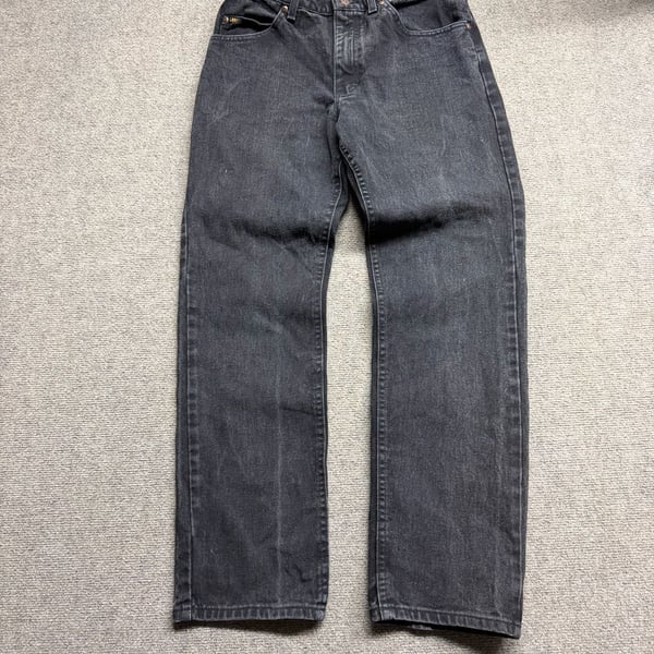Lee Jeans Size 33x32 Black Vintage Denim