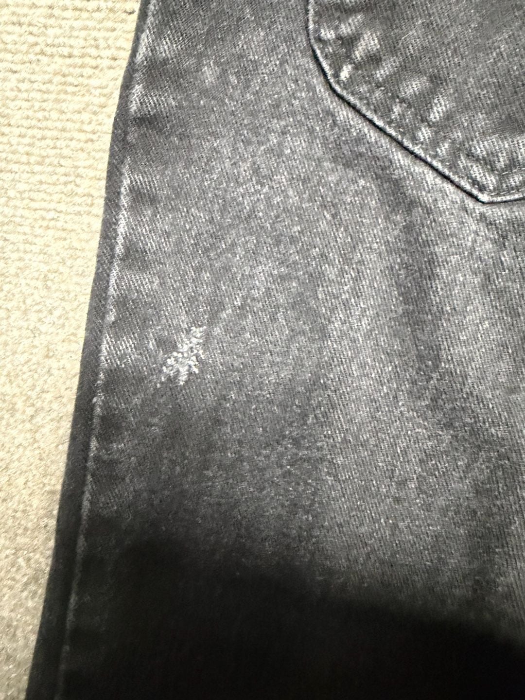 Lee Jeans Size 33x32 Black Vintage Denim 7