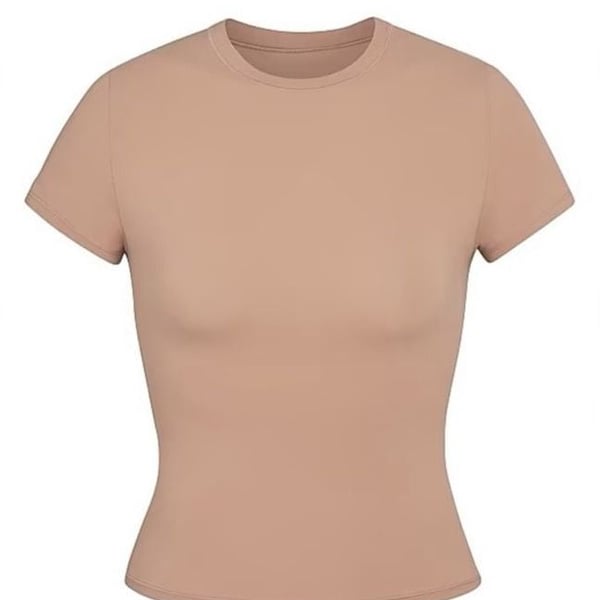 SKIMS Fits Everybody Short-Sleeve Crewneck T-Shirt Size S