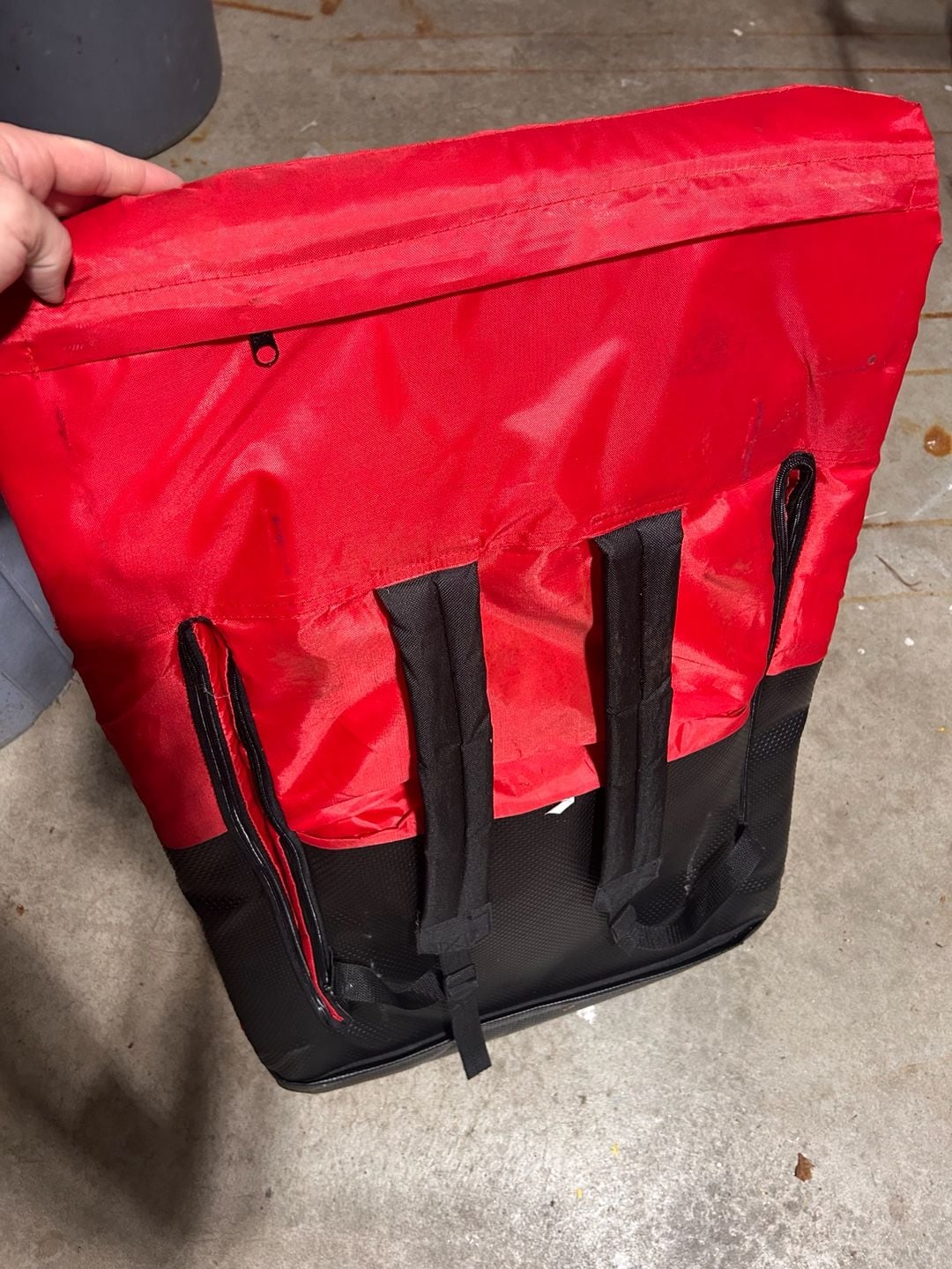 Picnic Time Ventura Red Portable Stadium Seat 3