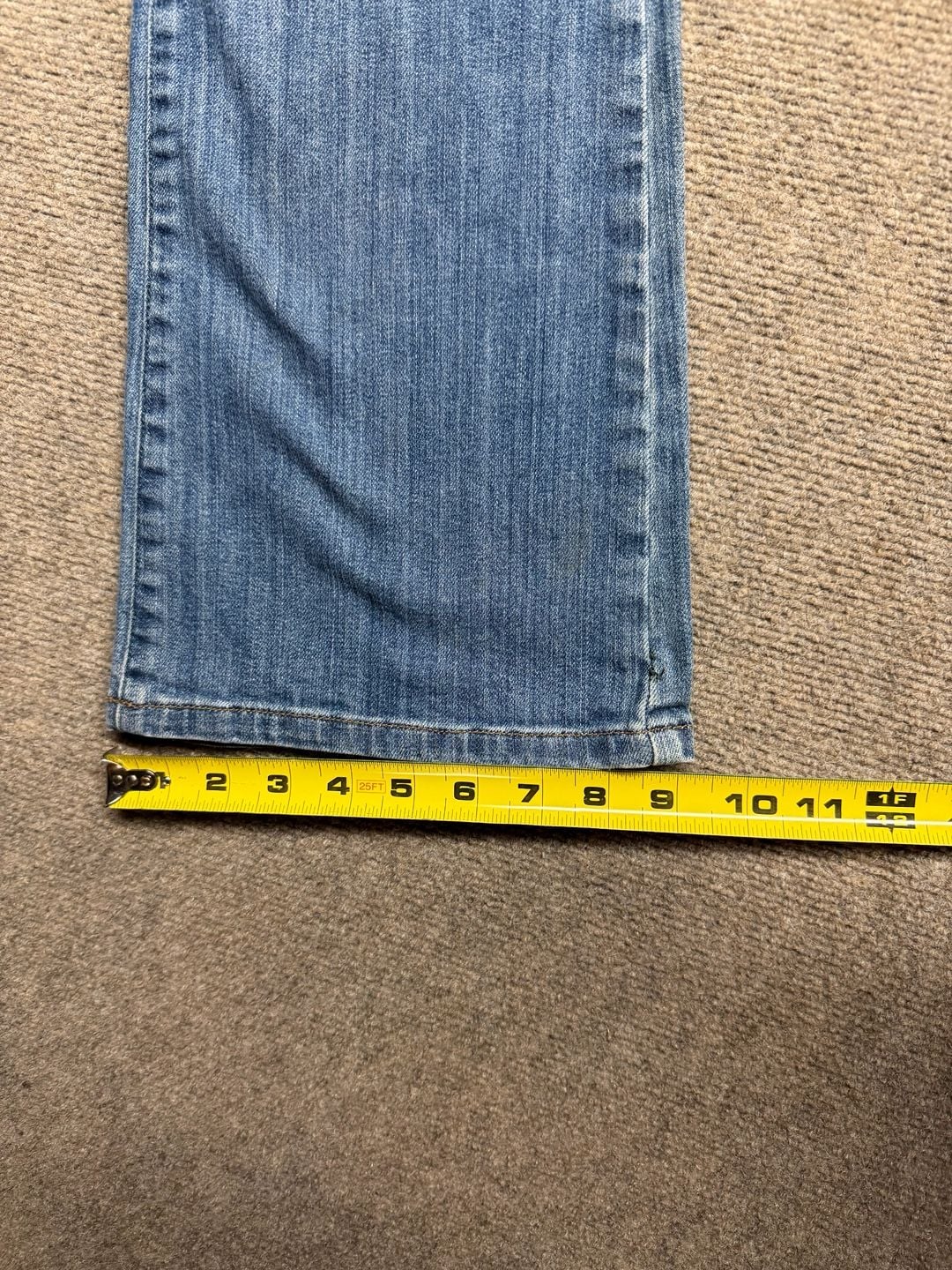 Calvin Klein Jeans Flare Size 10 Medium Wash Blue 9