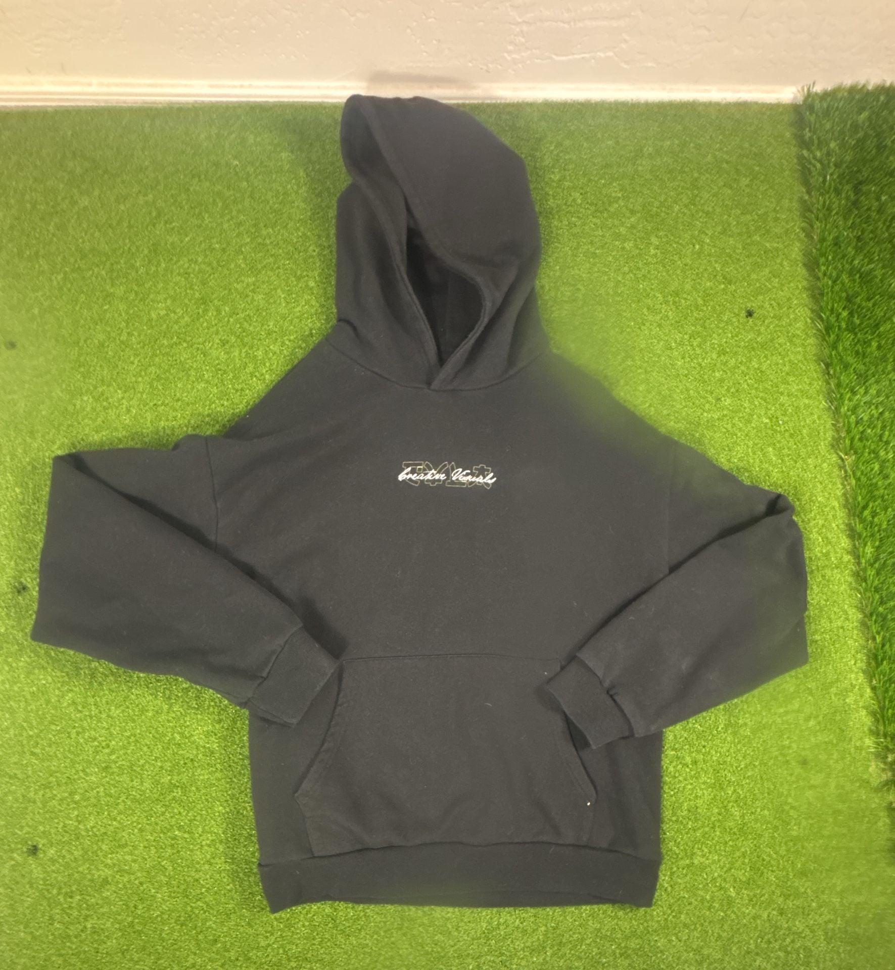 Creative Visuals Hoodie Size XL Black Car Graphic Streetwear 2