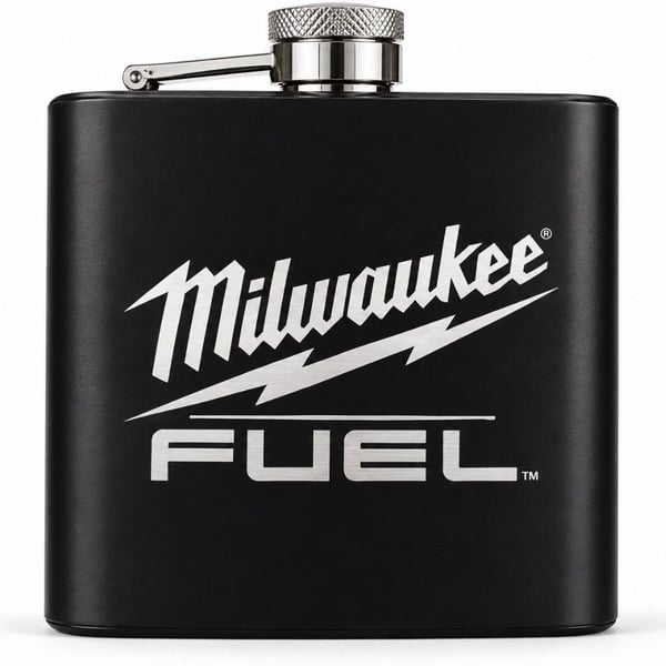 Milwaukee Fuel Stainless Steel Flask Black