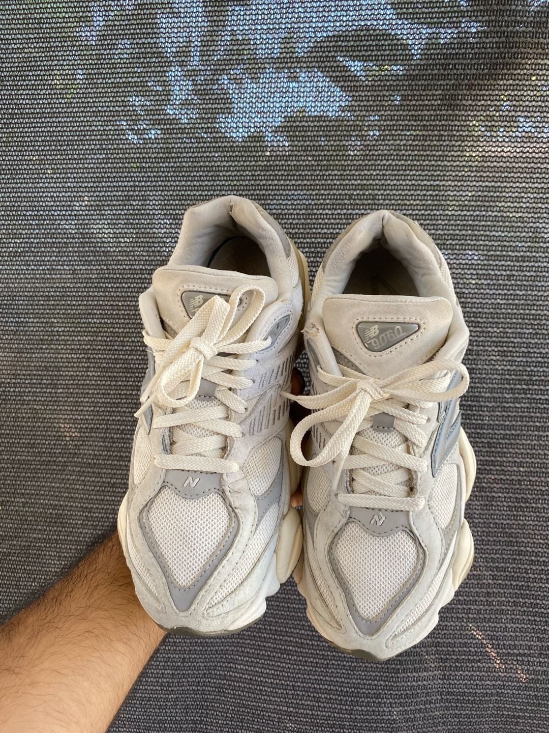 New Balance 9060 Sneakers Sea Salt White Grey 6