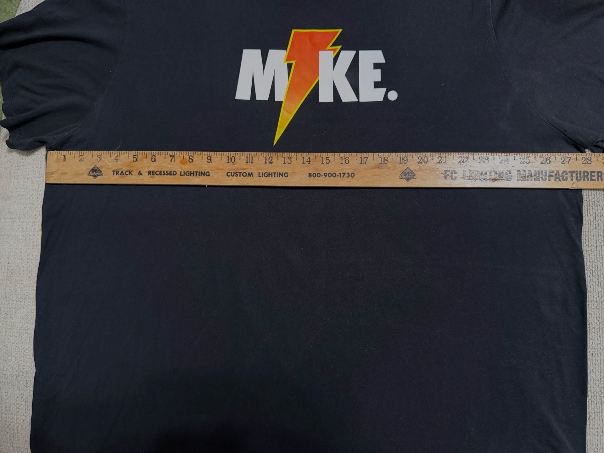 3XL Jordan Like Mike T-Shirt Size Black Gatorade Bolt 7