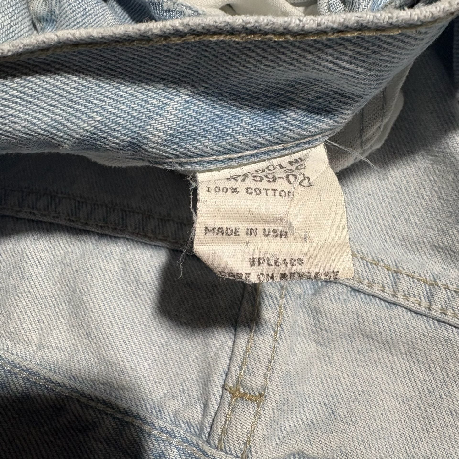 Lot Of 2 Vtg 90s Wrangler Jeans Men 40/28 Made in USA Light Wash  10