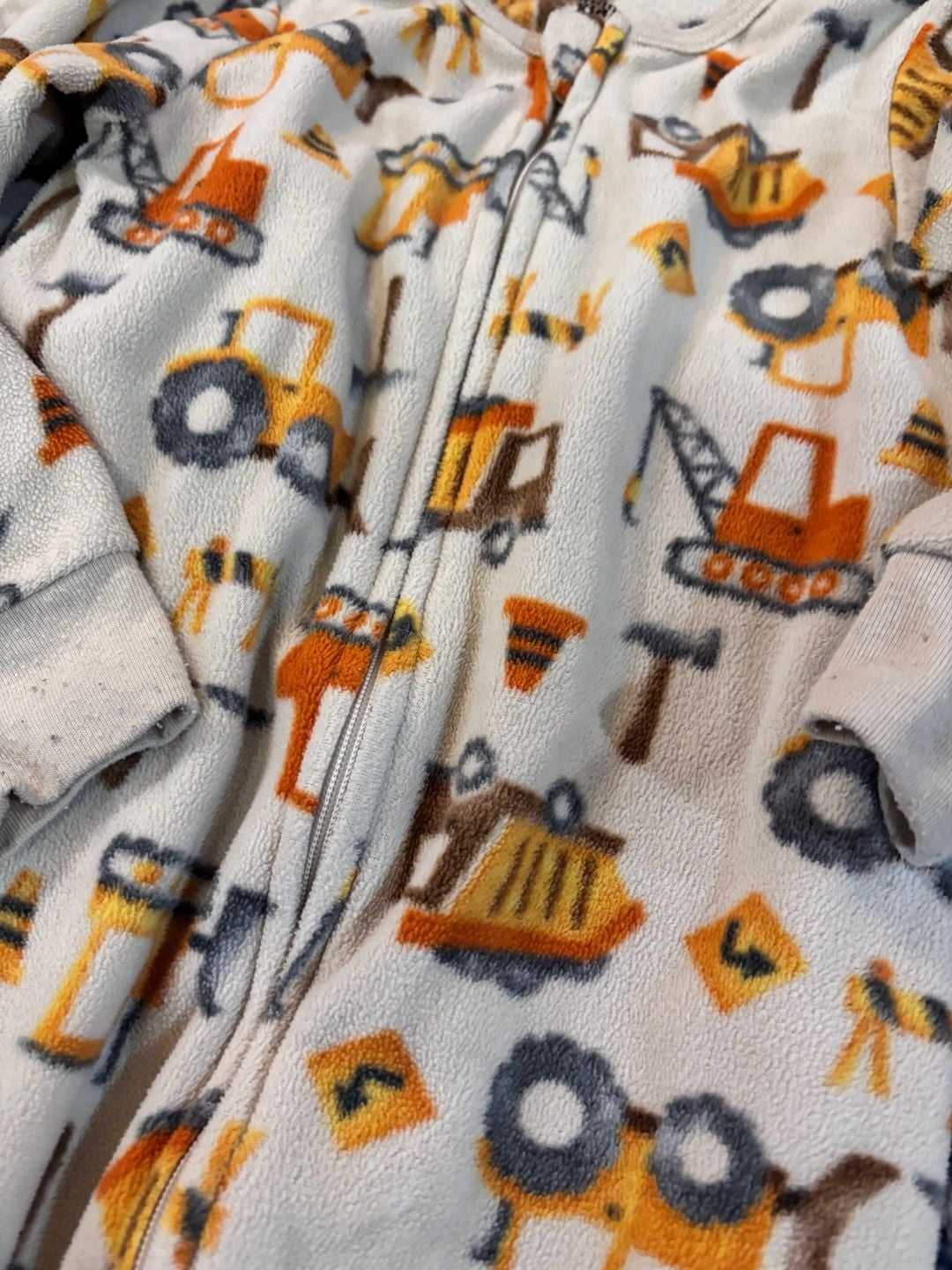 Kids Headquarters Fleece Footed Pajamas 2-Pack Size 3T Construction ๐ 2