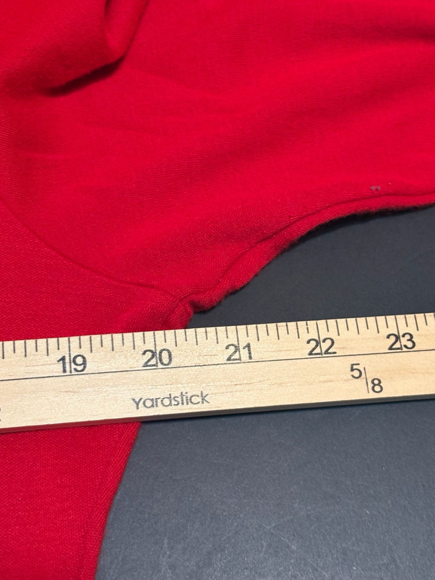 CGR Long Sleeve Fit and Flare Midi Dress Size M Red Black Trim 6