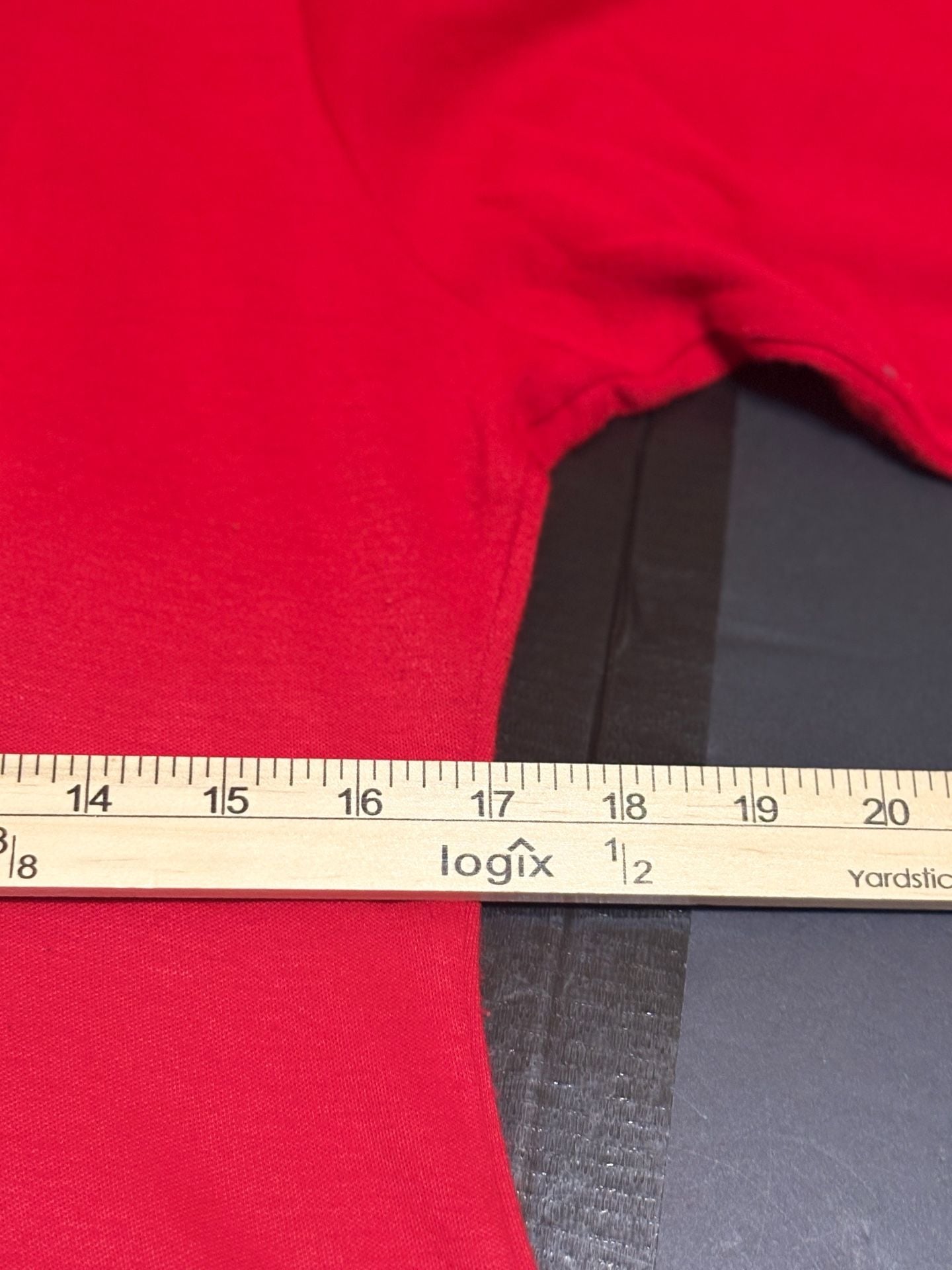 CGR Long Sleeve Fit and Flare Midi Dress Size M Red Black Trim 7