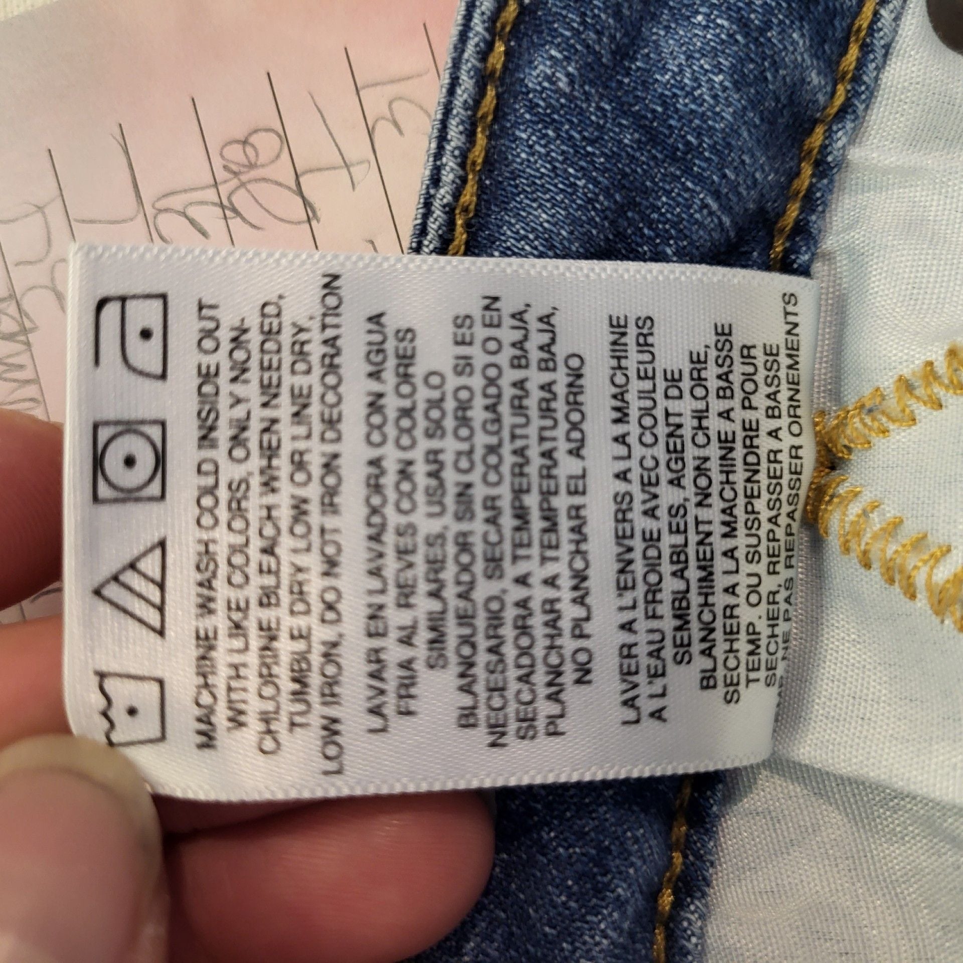 Aura From The Women Wrangler Jeans Size 12 Avg Blue Bootcut Denim Pants 6