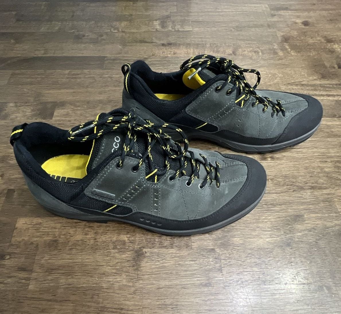 Ecco Offroad Waterproof Hiking Shoes Gray Gore-Tex 9.5/10 43 euro 4
