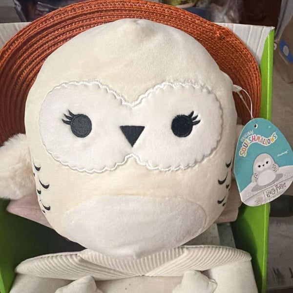 Squishmallows Harry Potter Hedwig Owl Plush Toy New with Tag
