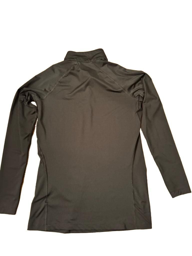 Nike Pro Combat Half Zip Size XL Black Dri-Fit Compression Shirt woman’s h1583 6