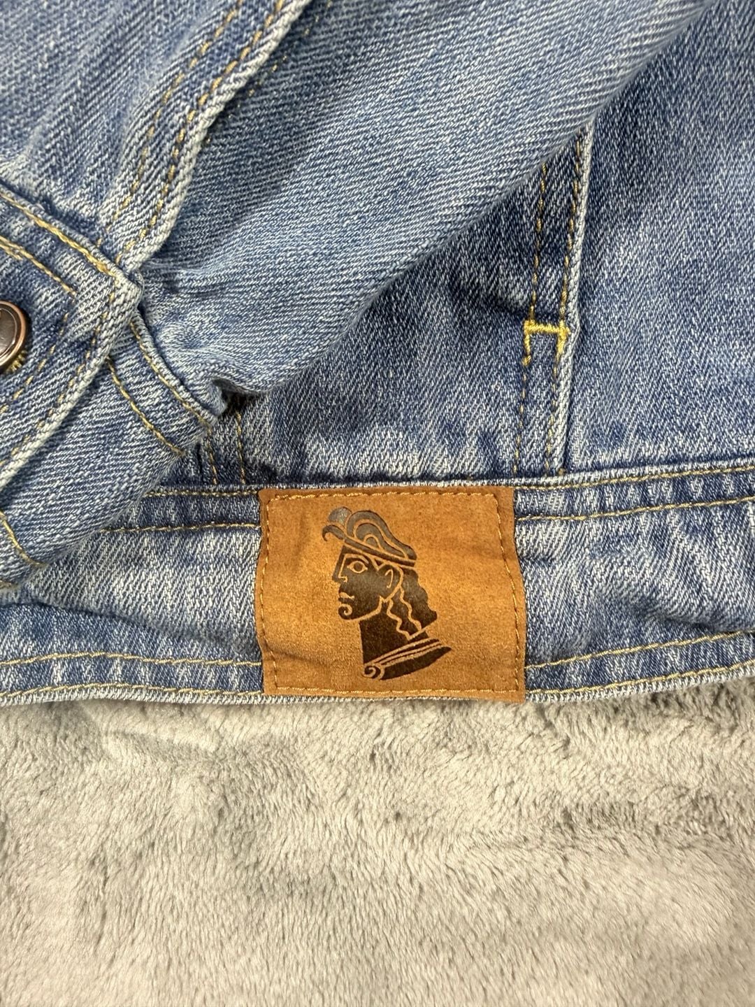 Disney Hercules Denim Jacket Size L Blue 25th Anniversary 5